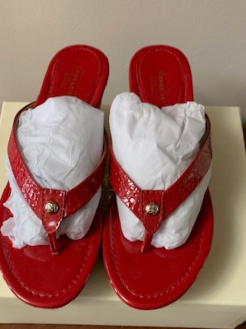 NIB Coach sandals